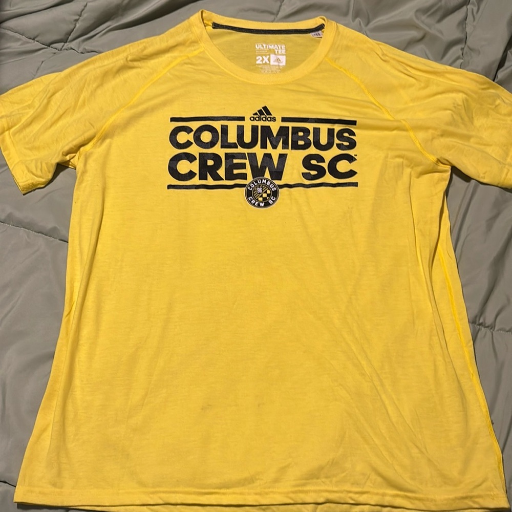 Adidas Columbus Crew SC yellow ultimate T 2XL XXL